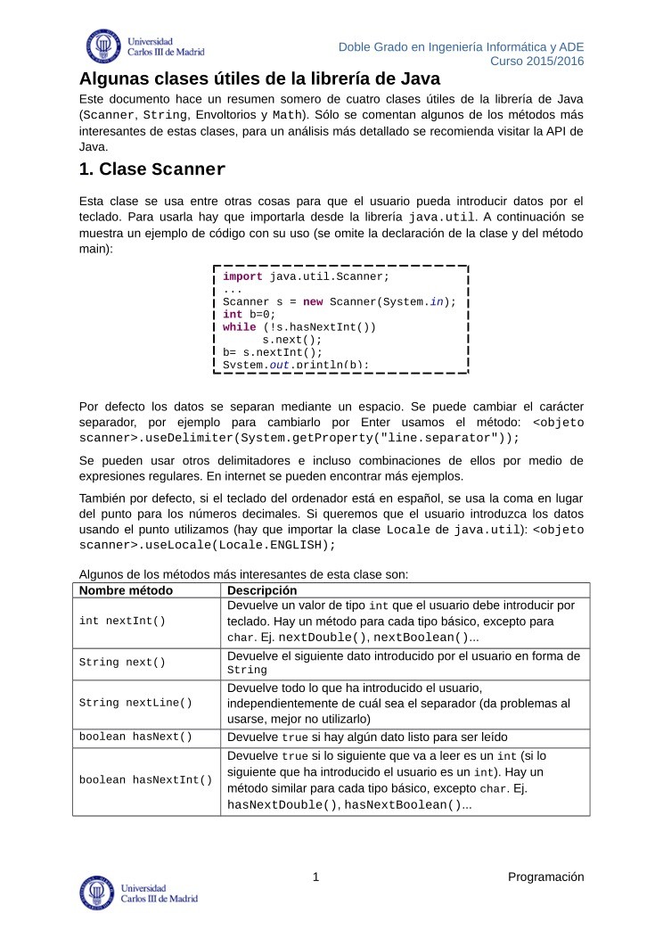 Imágen de pdf Guía rápida de la clase String